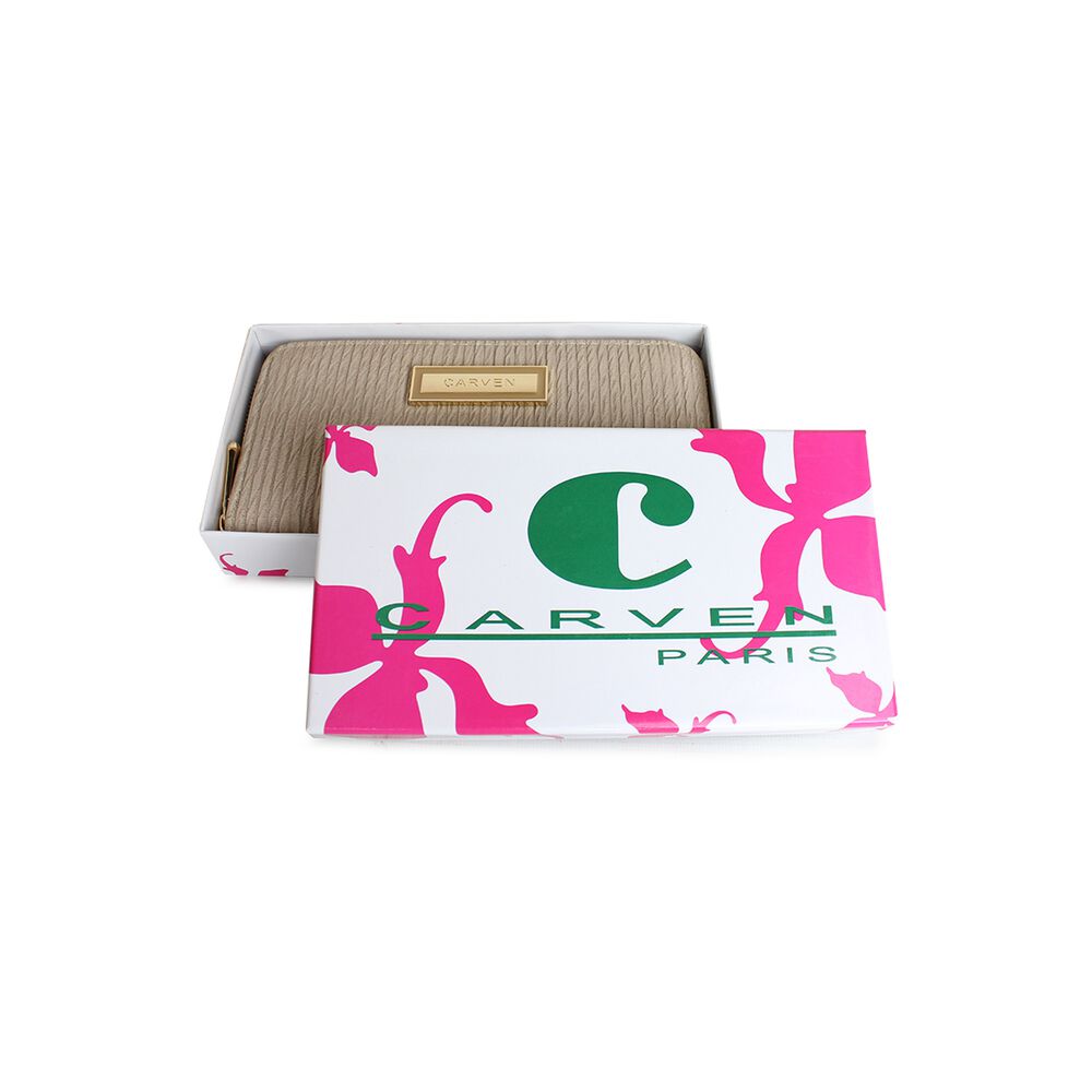 Billetera Mujer Abby Beige Carven image number 4.0