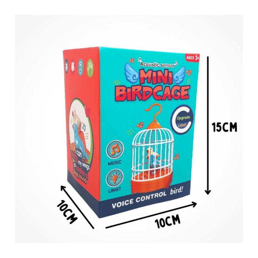 Juguete Mini Jaula Pajaritos Interactivo Parlante image number 4.0