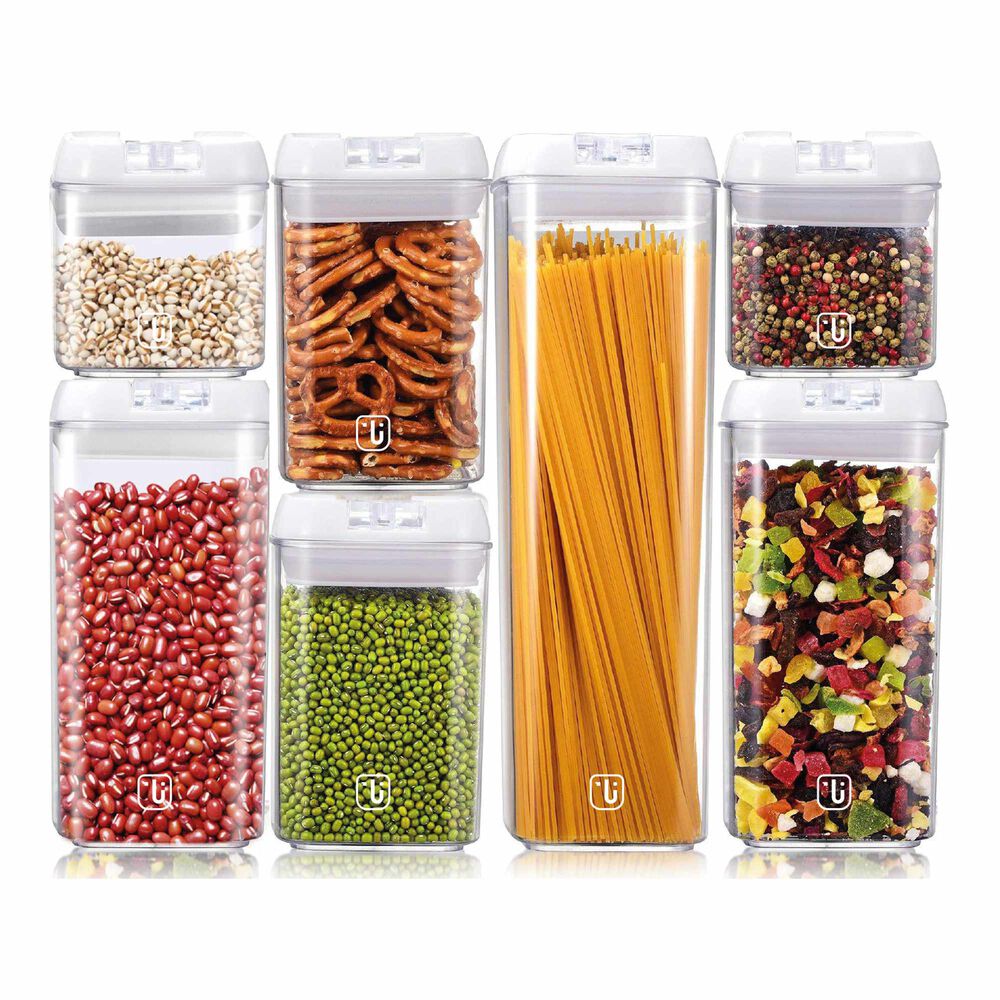 Pack 10 Contenedores Herm&eacute;ticos Pl&aacute;stico Blanco Simplit image number 7.0