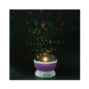 Proyector Espantacuco De Cielo Estrellado Luz Led Color Morado