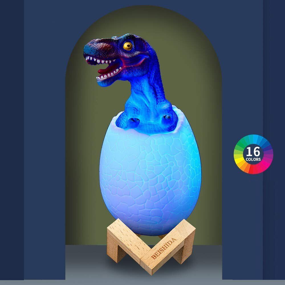 Lampara Dinosaurio Huevos Recargable Multicolor image number 5.0