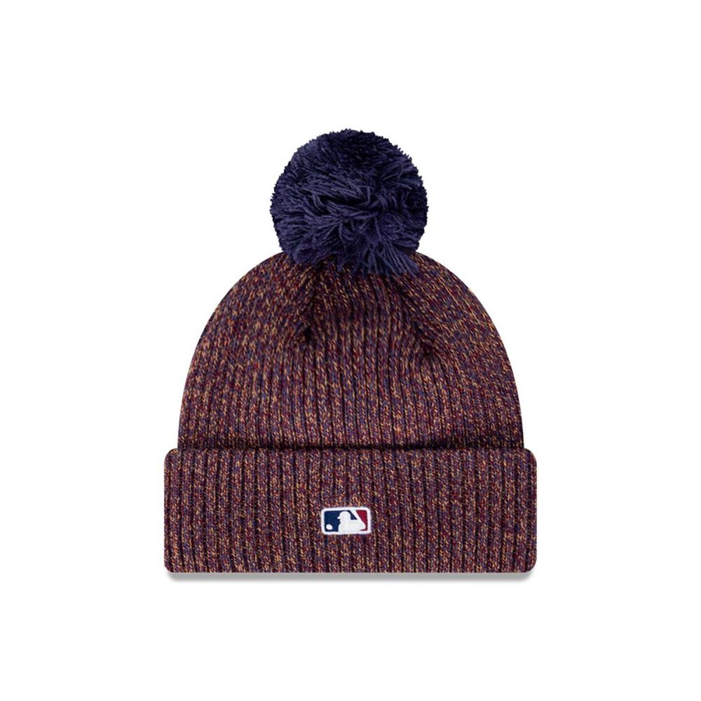 Beanie New York Yankees Seasonal Speckle Purple image number 1.0