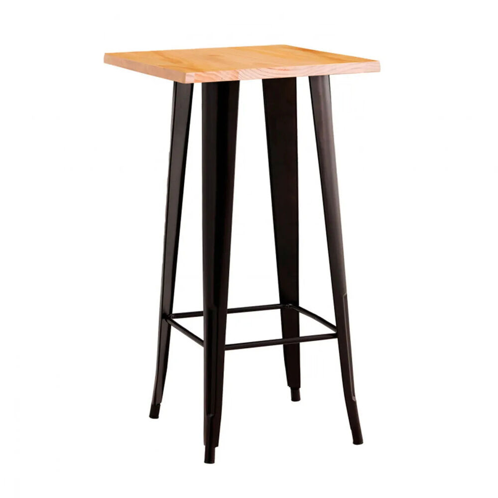 Mesa Bar Tolix Wood 60x60cm image number 0.0
