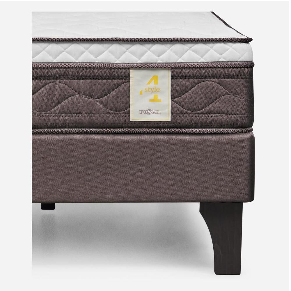 Cama Europea Rosen New Style 4 Plus / 2 Plazas / Base Normal image number 4.0