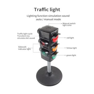 Juguete Mini Semáforo Eléctrico Para Niños 70cm