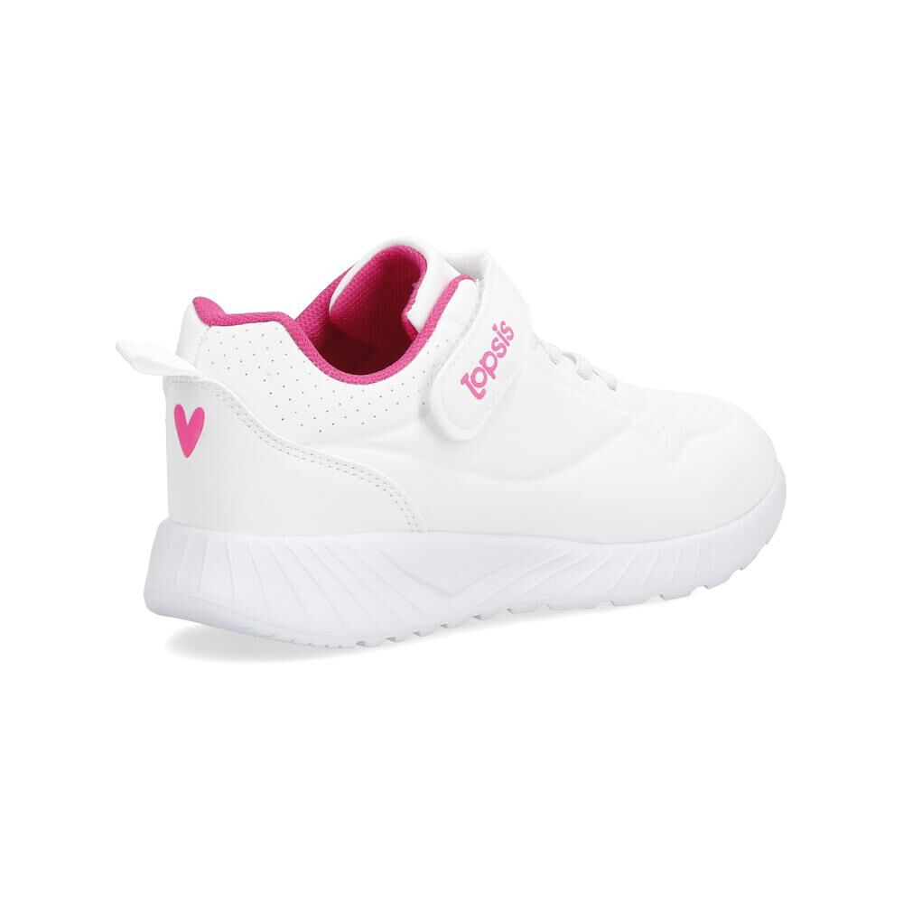 Zapatilla Infantil Niña Topsis White image number 3.0