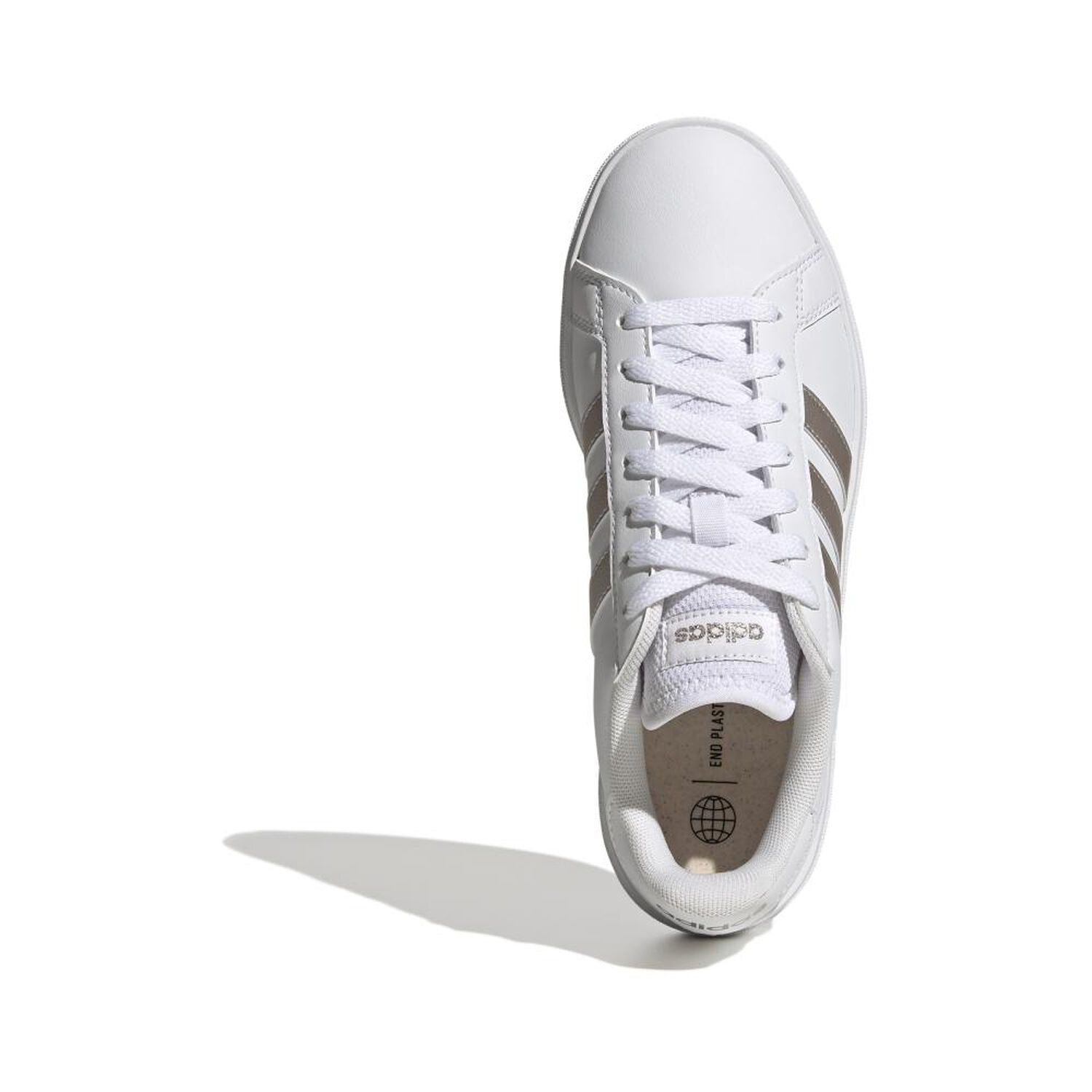 Zapatilla Urbana Mujer Adidas Grand Court Base 2.0 Blanco image number 4.0