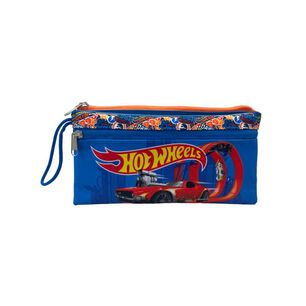 Estuche Doble Cierre Hot Wheels 2 Dise&ntilde;os