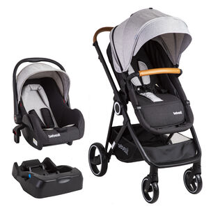 Coche Cuna Travel System Cosmos Gris