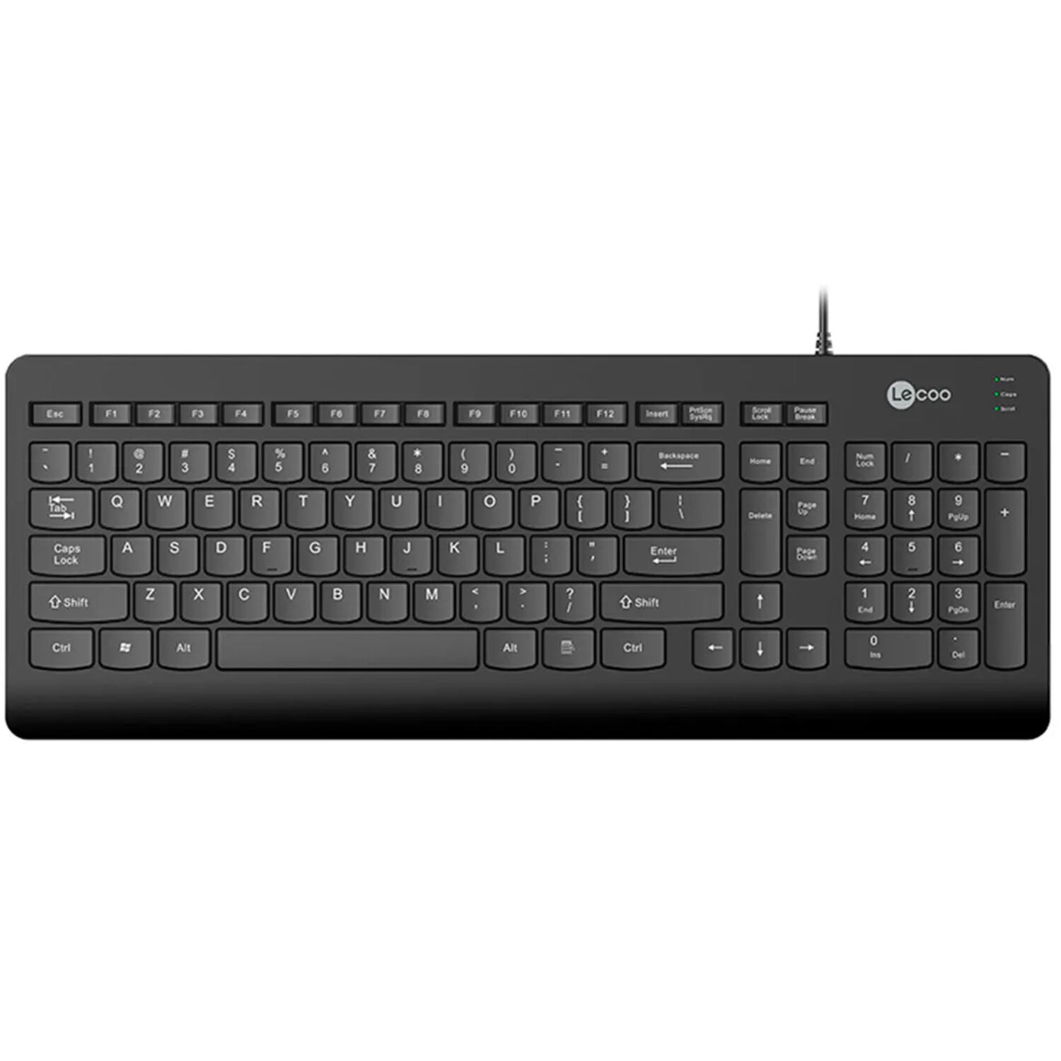 Teclado Pc Usb Espa&ntilde;ol Lenovo Lecoo Kb103 - Ps image number 0.0