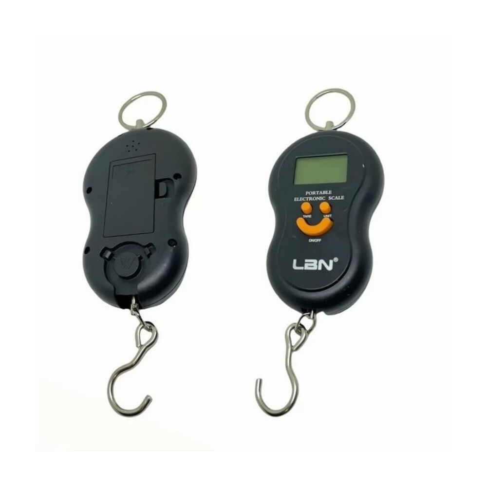 Balanza Peso Portatil De Gancho 50kg Negro Lbs100 Lbn image number 2.0