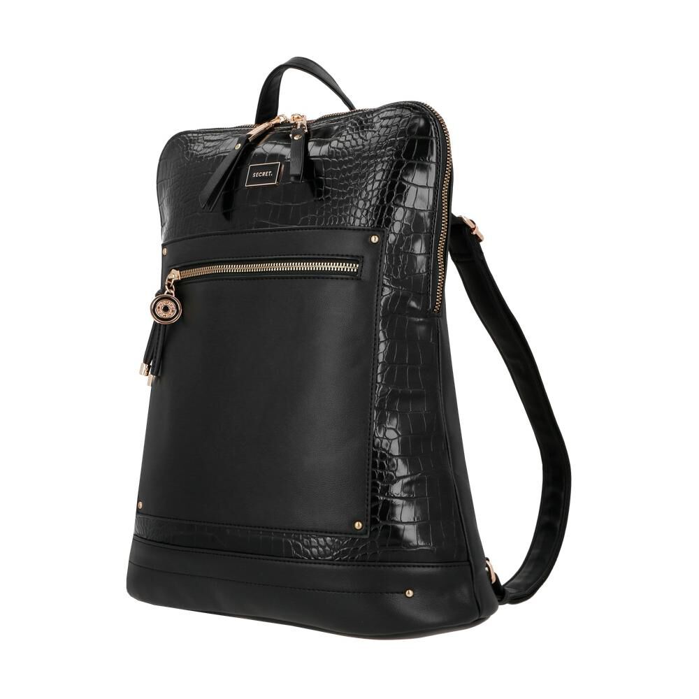Mochila Notebook Secret Polonia Sc6 Negro 15" image number 1.0
