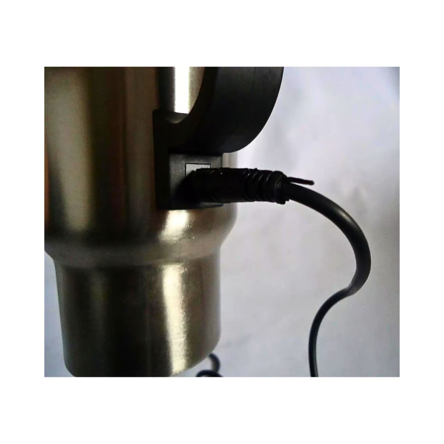 Vaso Auto El&eacute;ctrico 16cm Calentador Gris Taza Viaje image number 2.0