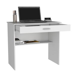 Escritorio 1 Cajon 80x73x49,8 Cm - Fm-058b - Blanco