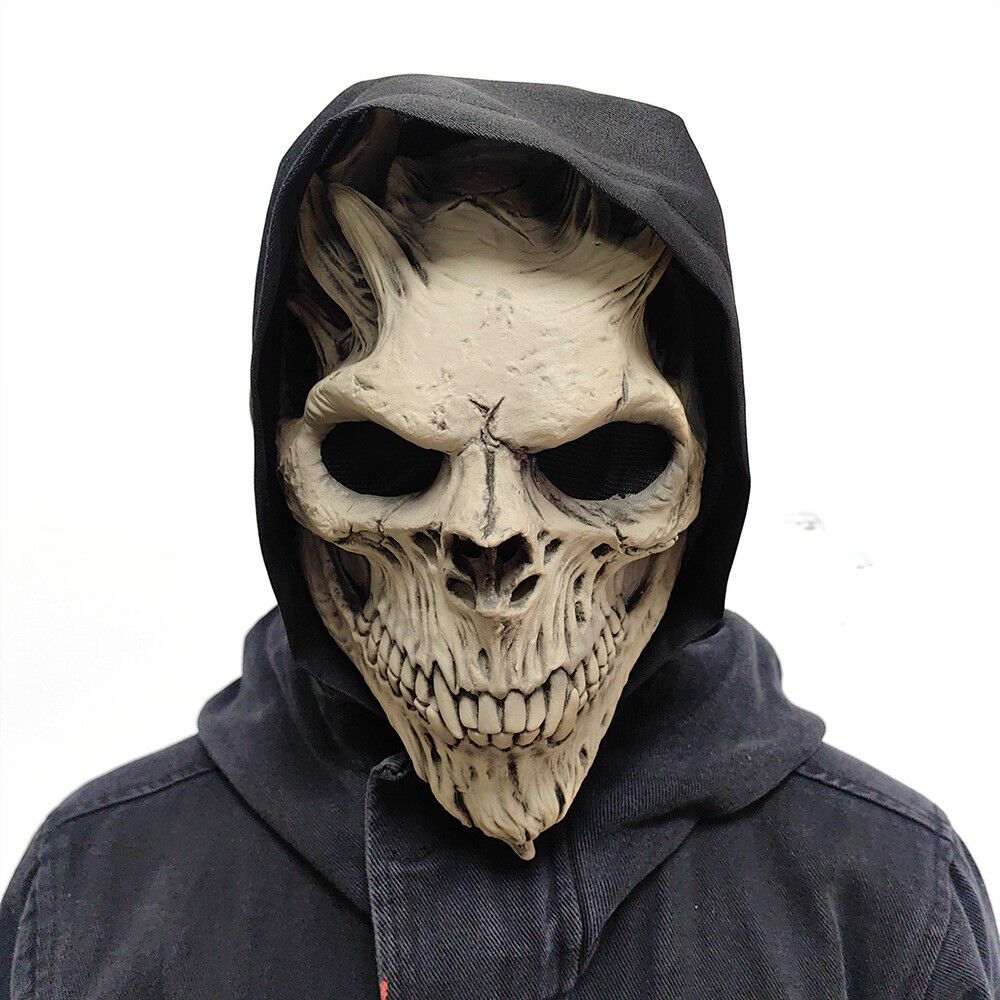 Mascara Calavera De Terror Realista Halloween image number 2.0