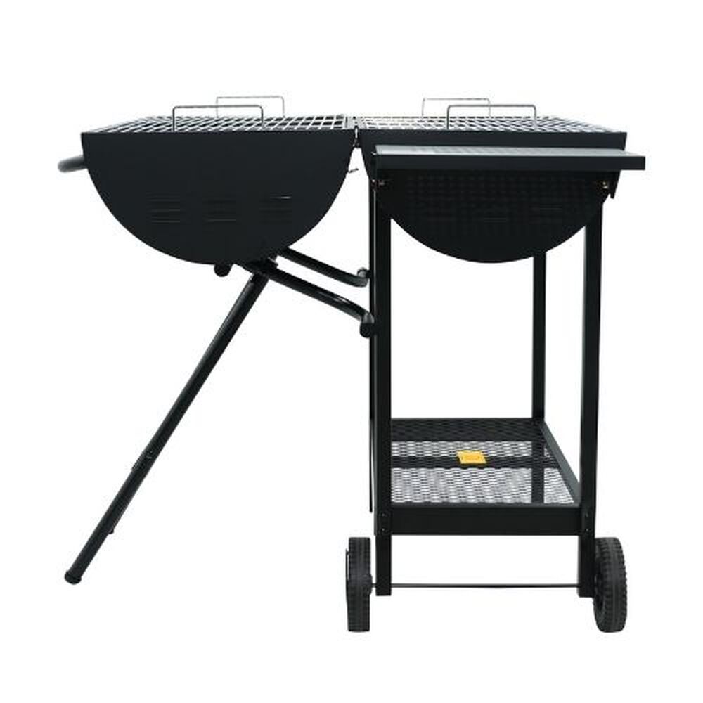 Parrilla A Carb&oacute;n Doble Tambor Austin Black image number 2.0