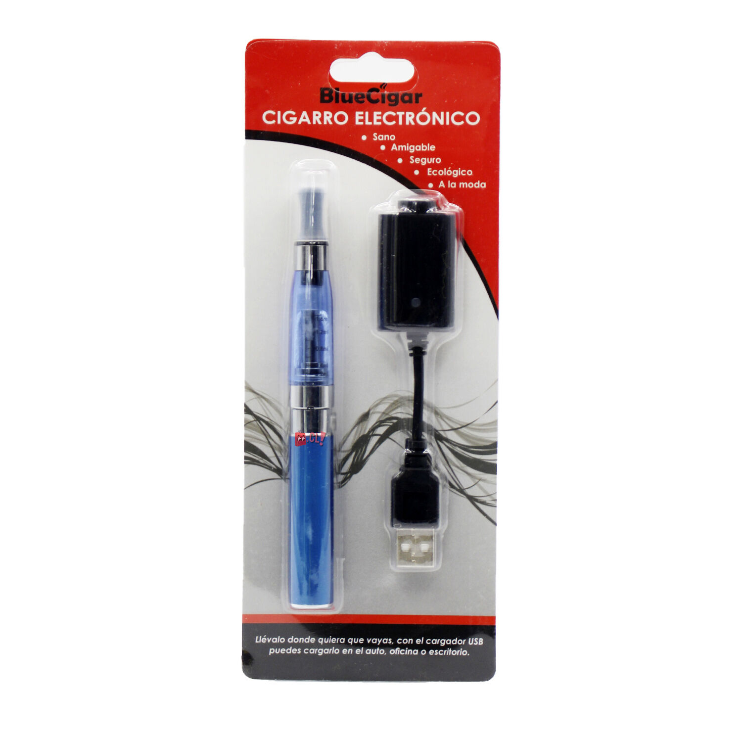 Vaporizador Electr&oacute;nico Con Cargador Color Azul - Ps image number 1.0