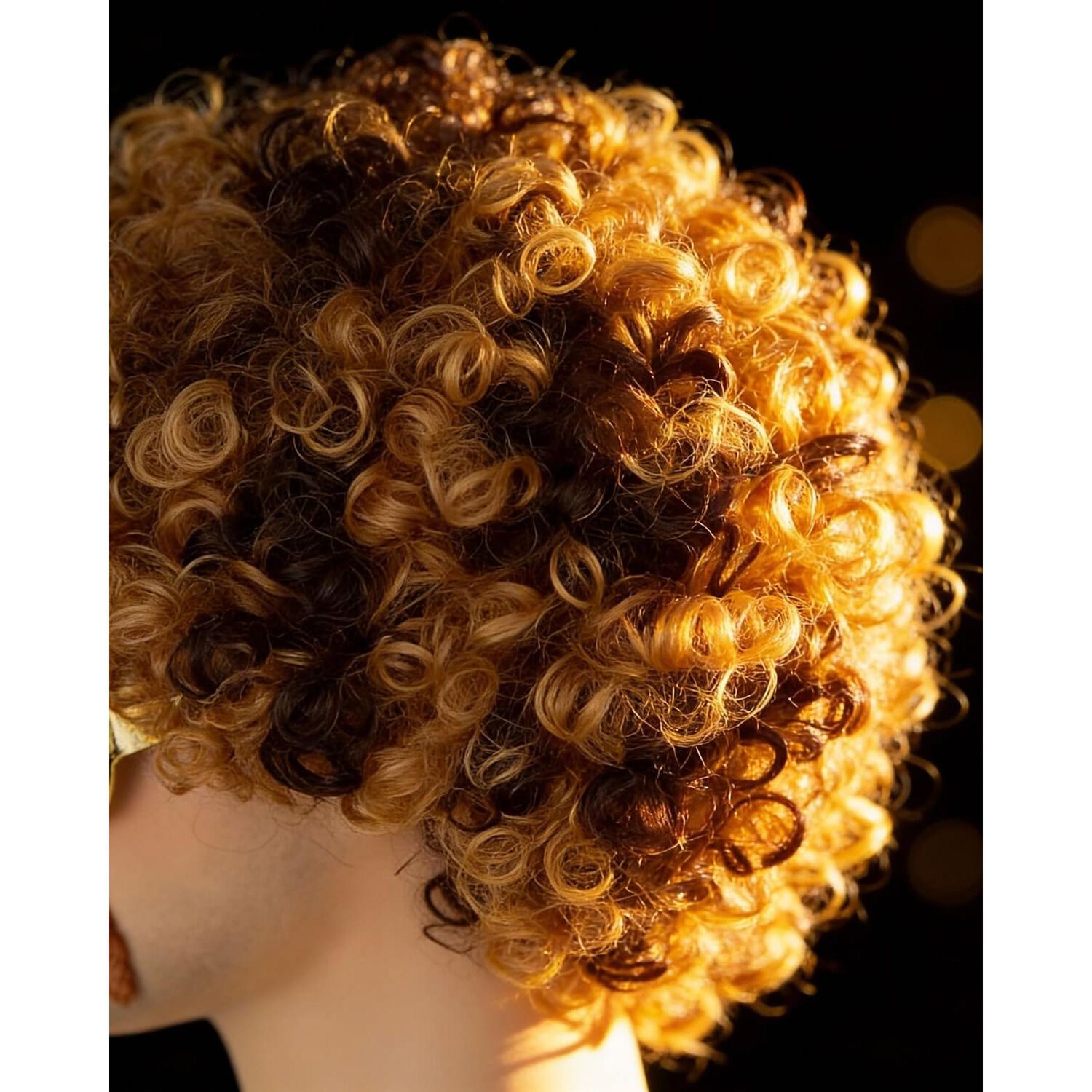 Set Disfraz Afro Retro Hombre A&ntilde;os 80 Onda Disco Pelo image number 15.0