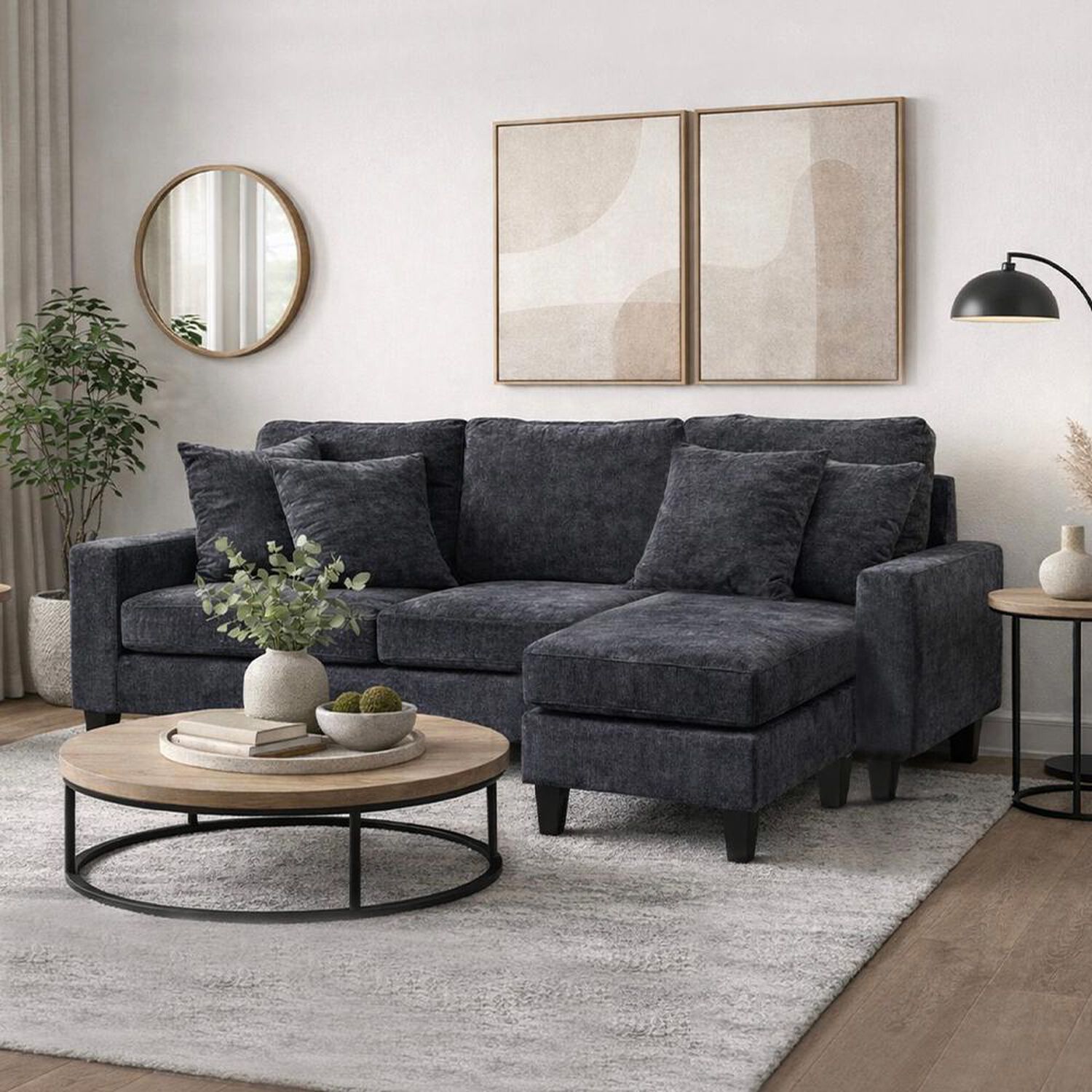 Sof&aacute; Seccional Zoy Home Bergen Chaise Longue Izquierdo / 3 Cuerpos image number 0.0