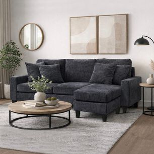Sofá Seccional Zoy Home Bergen Chaise Longue Izquierdo / 3 Cuerpos