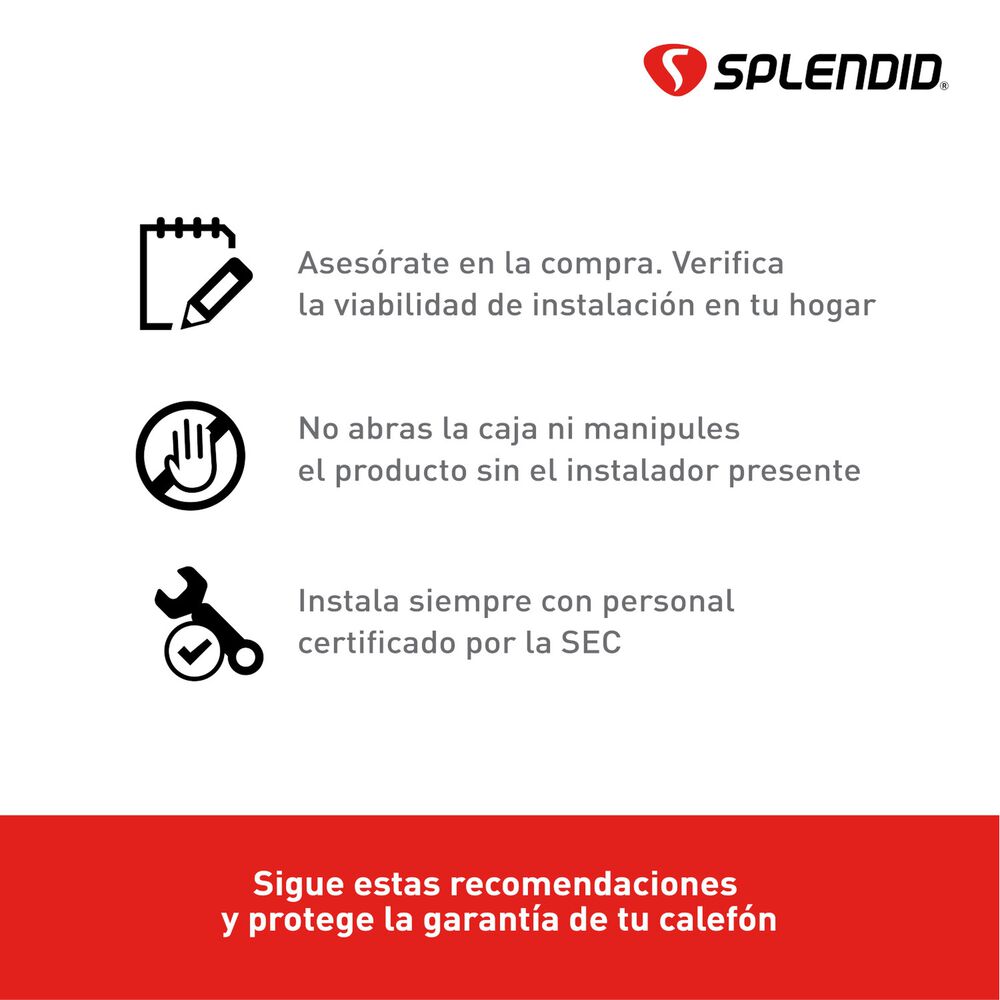 Calefont 7 Litros Gas Licuado Tiro Forzado Splendid image number 10.0