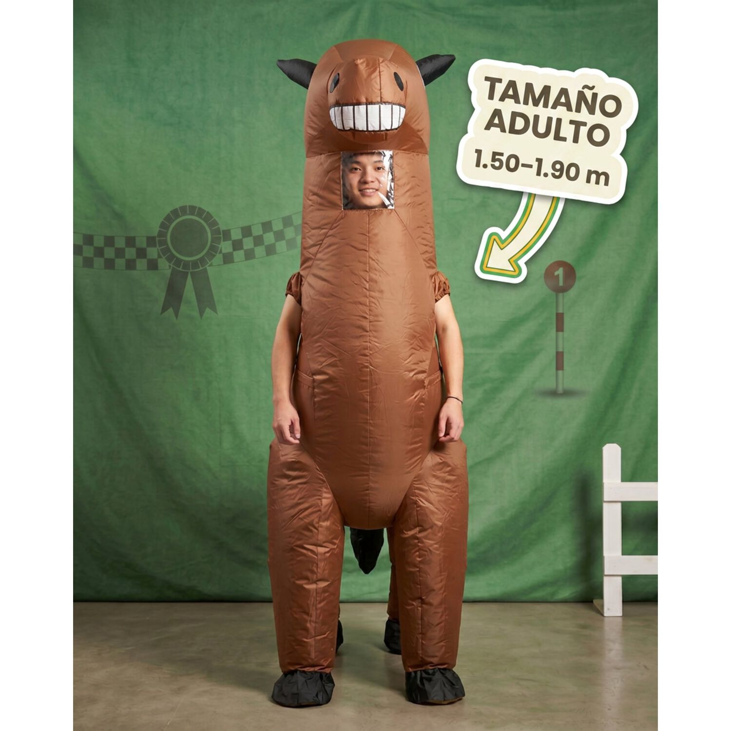 Disfraz Inflable Caballo Adulto image number 2.0
