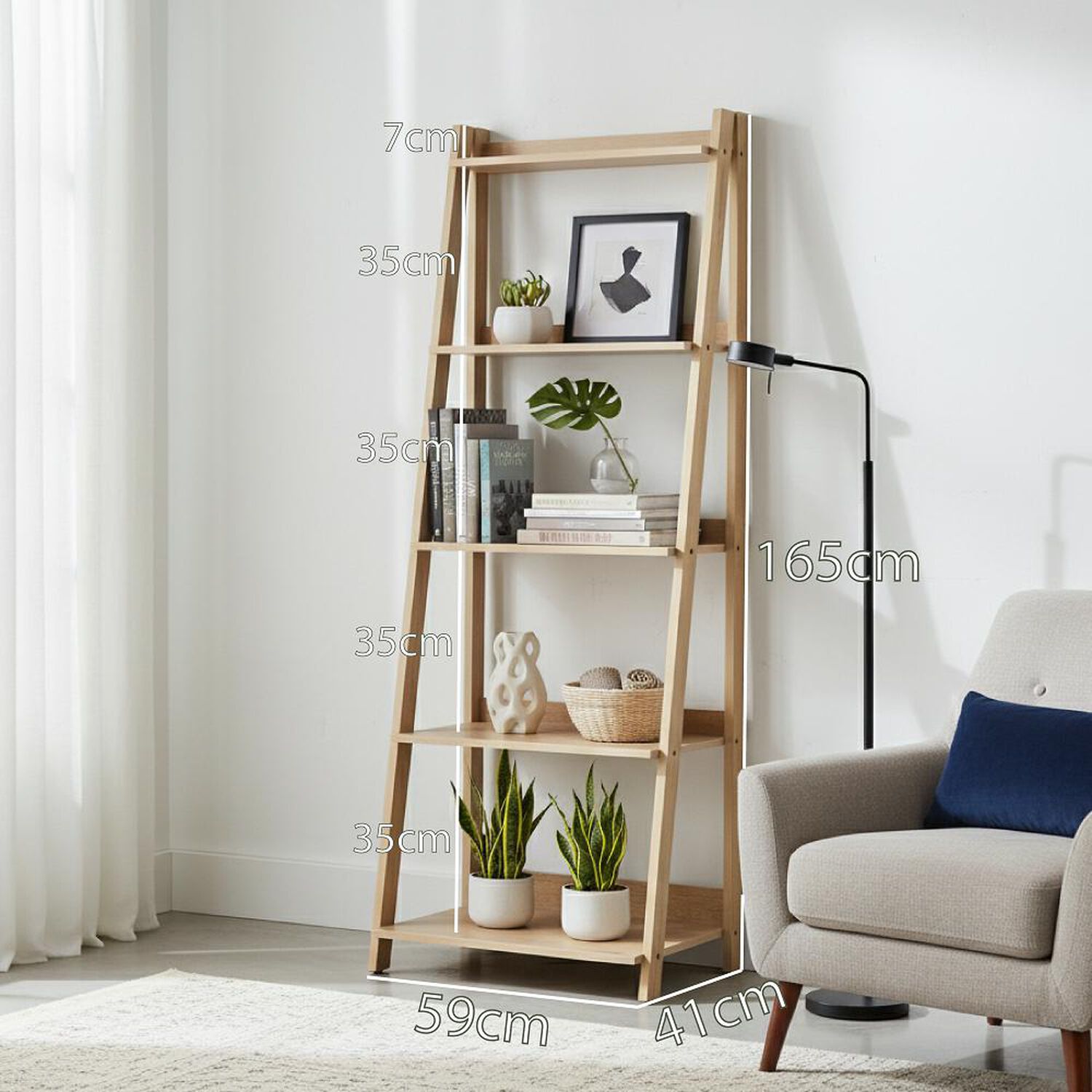 Repisa Home Mobili Holand / 5 Niveles image number 7.0