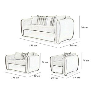 Juego De Living Elegant Oklahoma / 6 Cuerpos