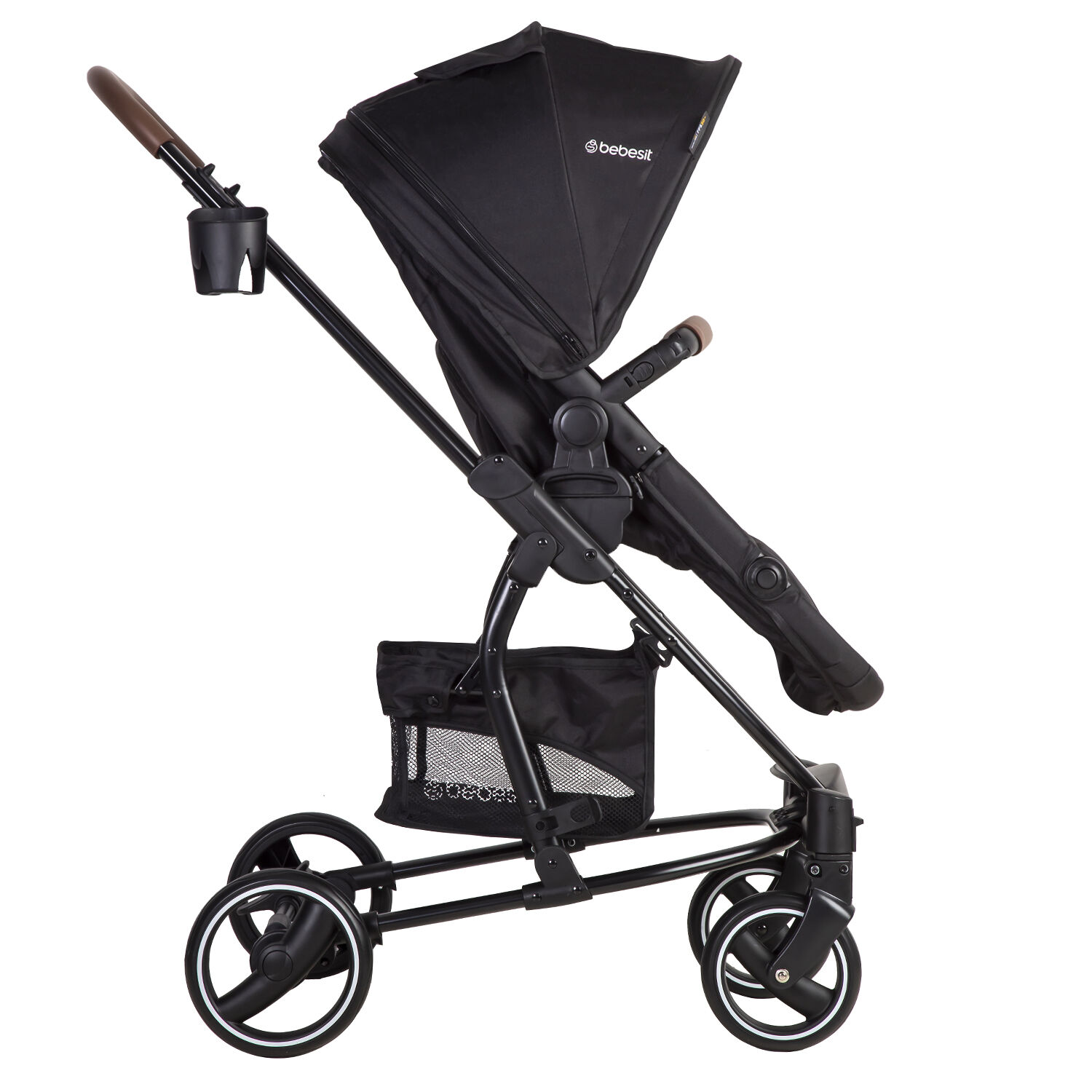 Coche Travel System Alfa Nuevo Negro Bebesit image number 1.0