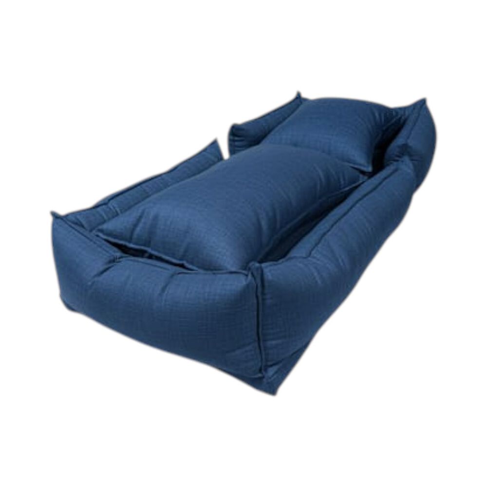 Sofa Cama Bed Lino Azul image number 3.0