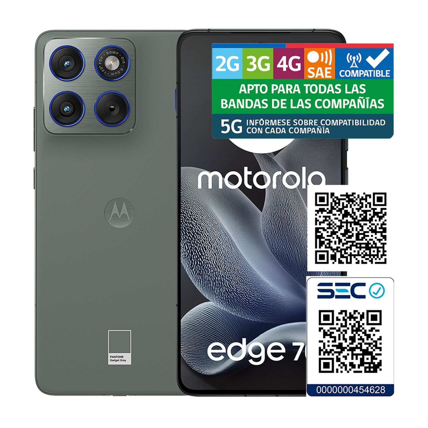 Smartphone Motorola Moto Edge 70 / 5G / 512 GB / Gris / Liberado image number 8.0