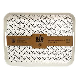 Bandeja Biobamboo Puntos 41x31 Cm Decogreen