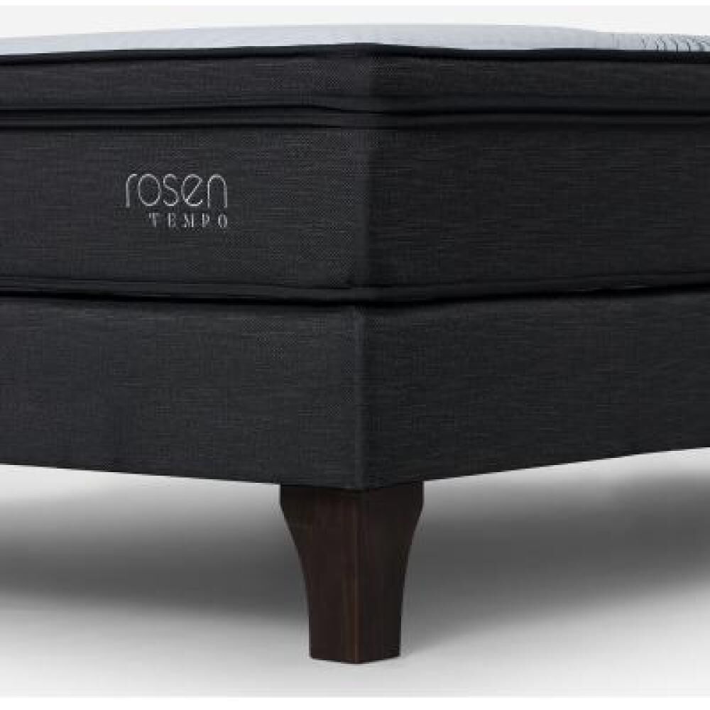 Cama Europea Rosen Tempo / King / Base Normal + Set De Maderas image number 11.0