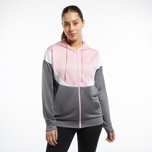 Polerón Deportivo Bloque Color Con Capucha Mujer Wetland