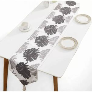 Camino De Mesa Bordado 32x180cm Corredor De Poliester