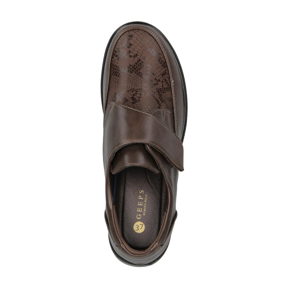 Zapato Casual Mujer Geeps Brown image number 4.0