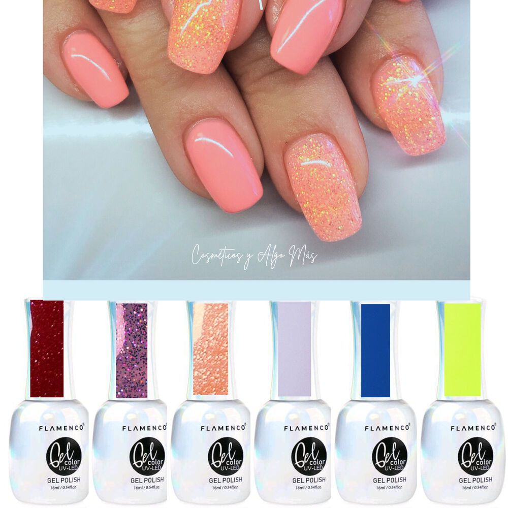 Set De 6 Esmaltes Semipermanentes Secado Uv Larga Duración image number 0.0