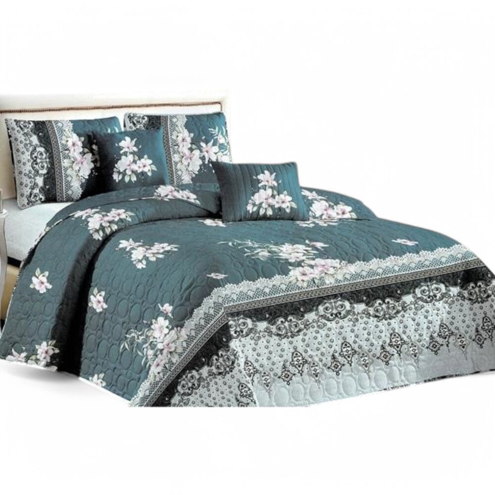 Cubrecama De Verano 2 Plazas Quilt + 2 Fundas De Almohada Cobertor Delgado Qvr2-21 image number 0.0