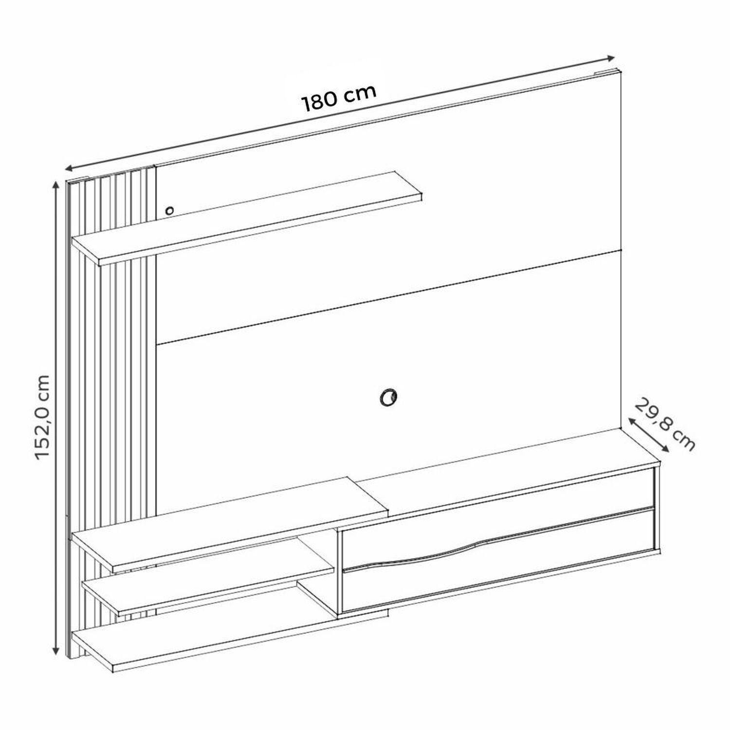 Panel Tv Home Mobili Parana / 1 / 0 image number 3.0