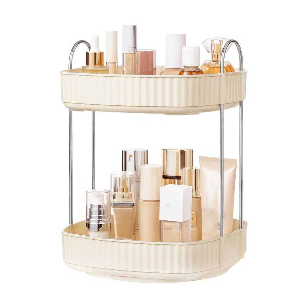 Organizador De Maquillaje 2 Niveles Giratorio 360 image number 0.0