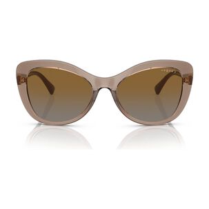 Lentes De Sol Transparent Brown Polarizados Vogue Eyewear