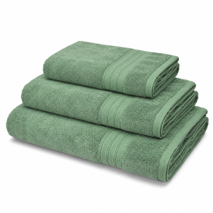 Juego Toallas De Ba&ntilde;o Verde Azhome / 3 Toallas 90X170CM-74X140CM-50X80CM