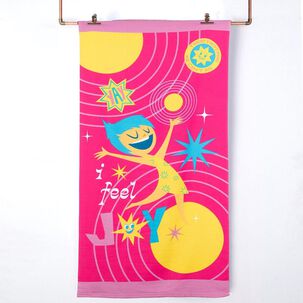 Toalla Playa C/bolso 70x140+33x42 Intensamente Joy