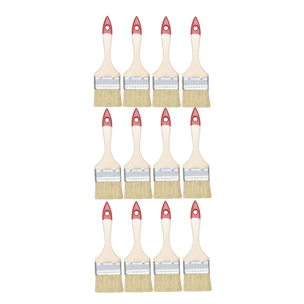 Set 12 Brocha Mango Madera 2.5 Pulgadas Para Pintura image number 1.0