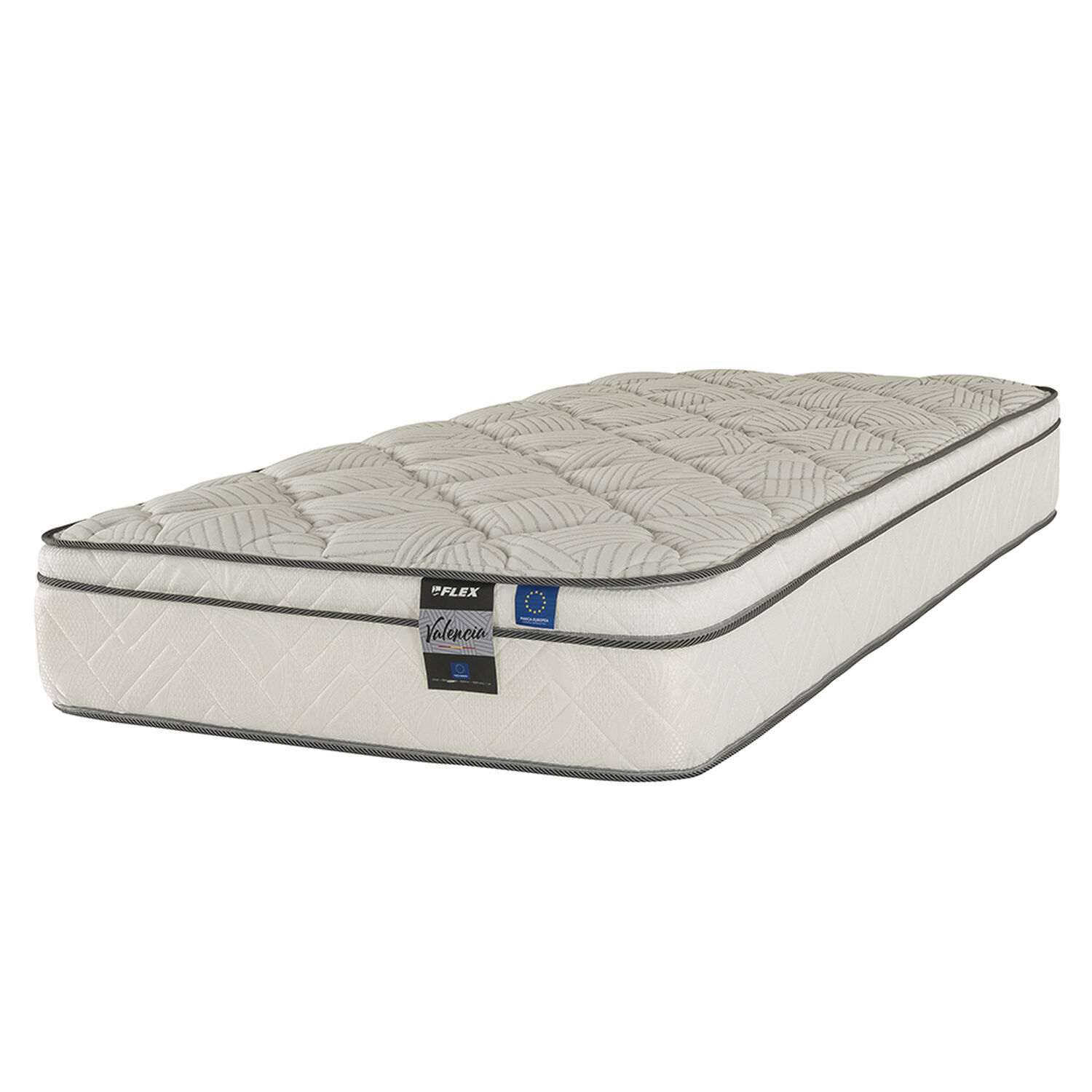 Colch&oacute;n Flex Valencia / 1.5 Plazas / 190 Cm / 190 Cm x 105 Cm image number 0.0