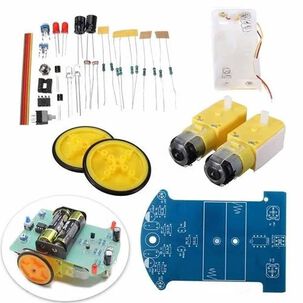 Kit Robot Seguidor De L&iacute;nea Arduino Compatible