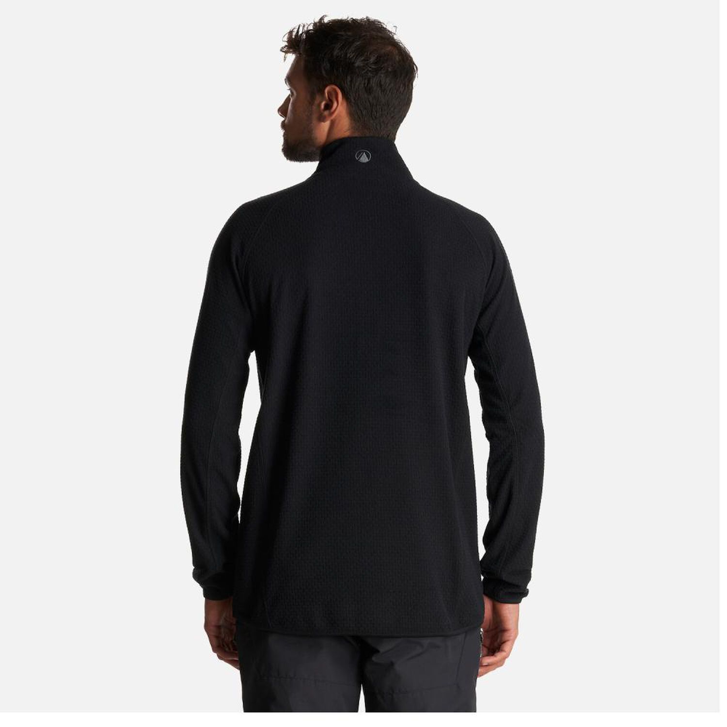 Poler&oacute;n Deportivo Cuello Alto Hombre Jacaranda Nano-f 1/4 Zip Lippi image number 2.0