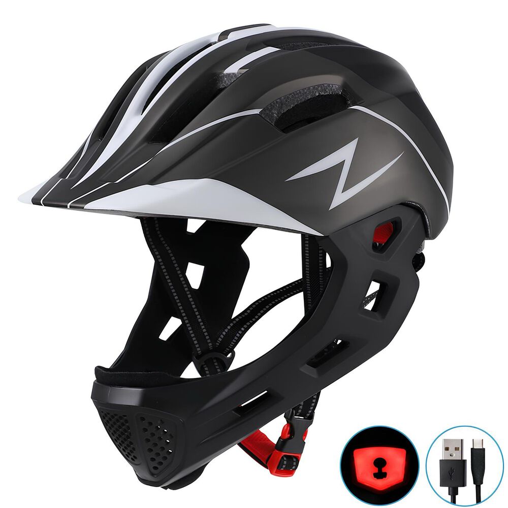 Casco Integral Infantil Bici 2 En 1 Slight Negro Lubabycas image number 8.0