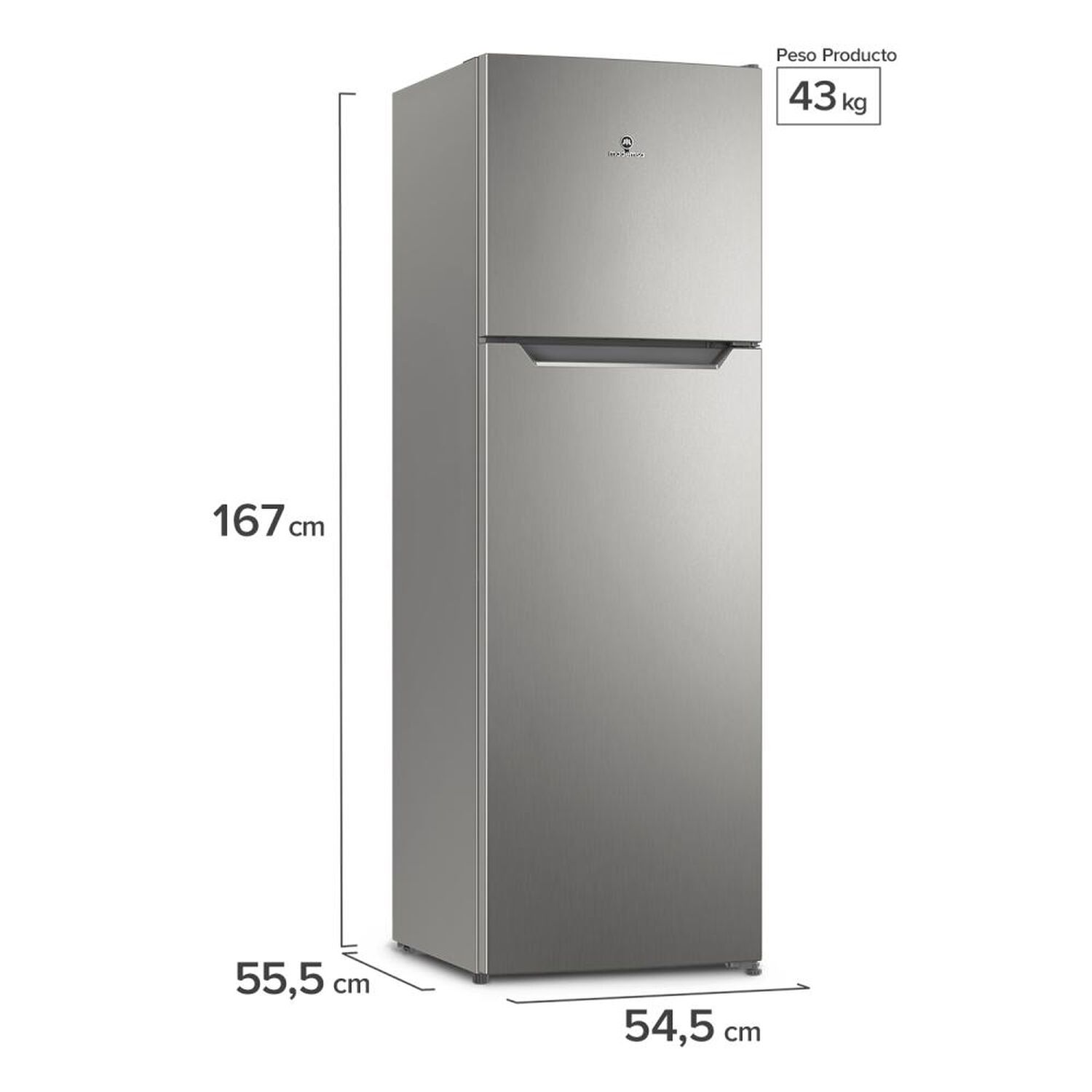 Refrigerador Top Freezer Mademsa Altus 1250i / No Frost / 247 Litros / D image number 2.0