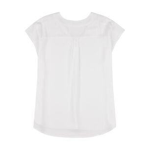 Blusa Manga Corta Cuello V Mujer Lesage